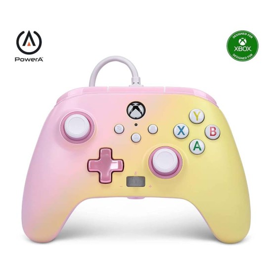 PowerA Enhanced Wired Controller for Xbox Series X|S - Pink Lemonade PowerA Enhanced Wired Controller for Xbox Series X|S - Pink Lemonade